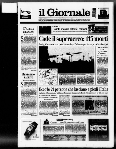 Il giornale : quotidiano del mattino